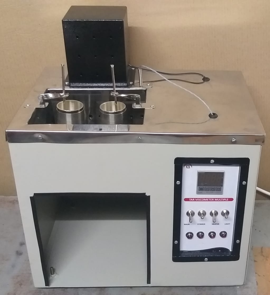 TAR VISCOMETER - MULTIPLE APPARATUS - WITH DIGITAL WITH MOTORIZED STIRRER